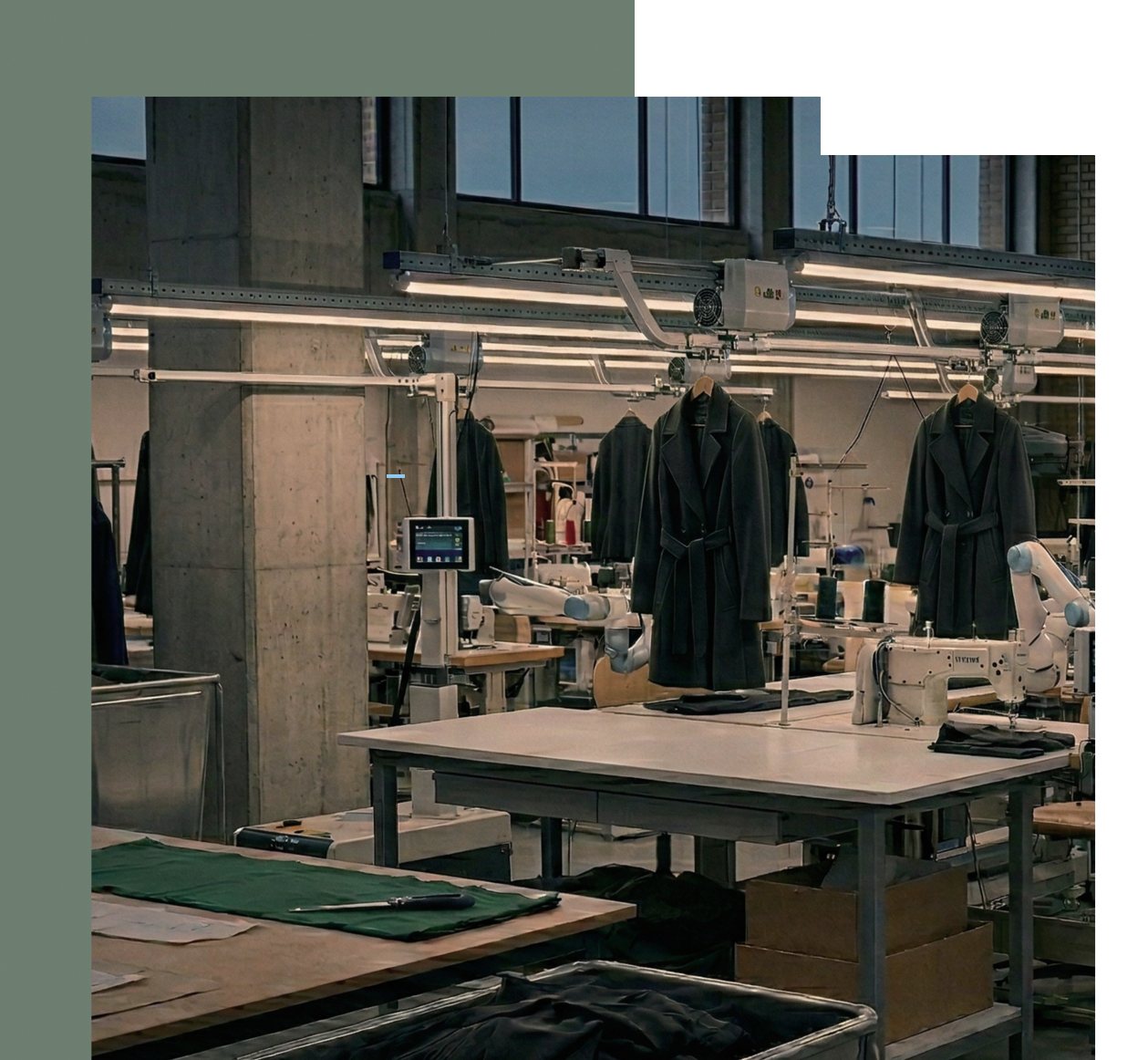 Timeless Clothing production workshop